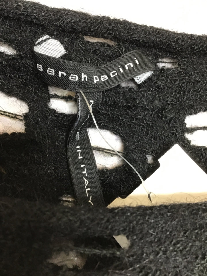 Sarah Pacini Women's Size One Size Black Polyester Alpaca/Merino