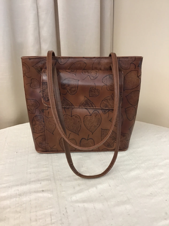 Hidesign Tan Leather Handbag