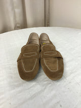 Massimo Dutti Size 9 Tan Suede Loafers